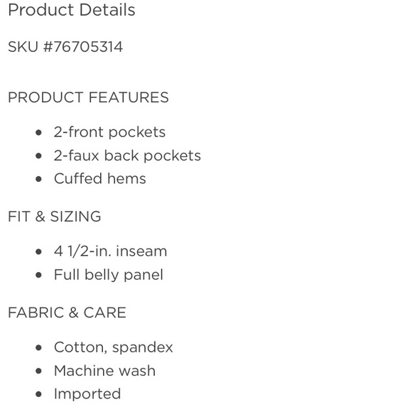 5⭐️ NWT Camo Camouflage Maternity Shorts - Picture 4 of 7